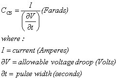 Charge Storage Capacitors