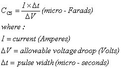 Charge Storage Capacitors