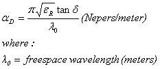 Coax Loss Calculations