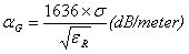 Coax Loss due to Dielectric Conduction