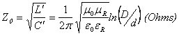 Coax Loss due to Loss Tangent