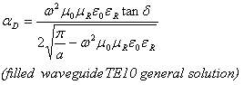 Dielectric-Loaded Waveguide