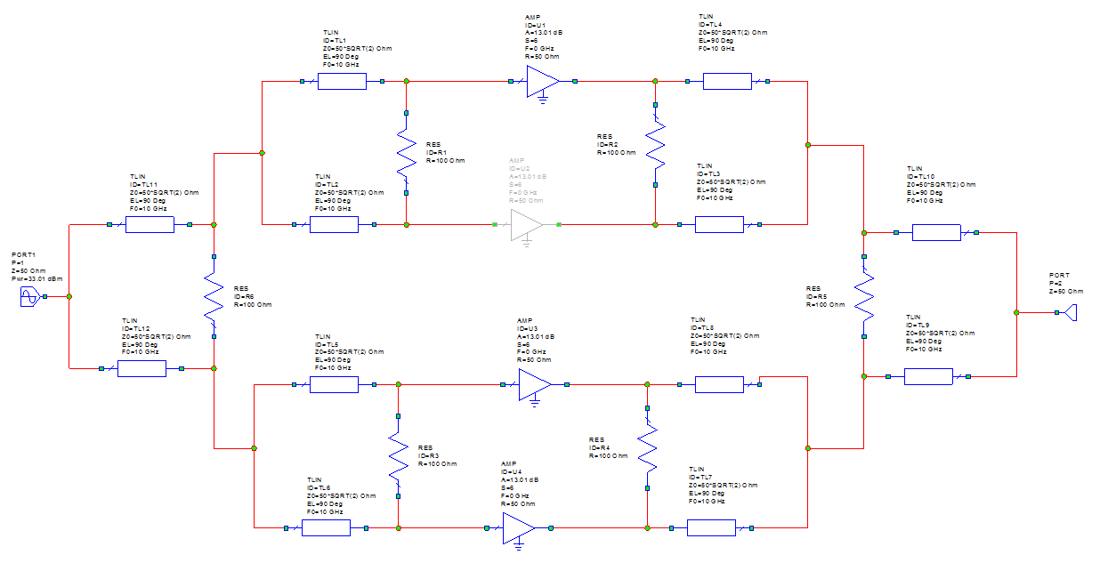 Four way amp one fail