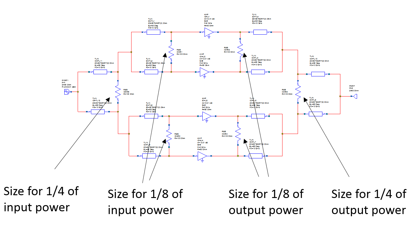 Four way amp resistors