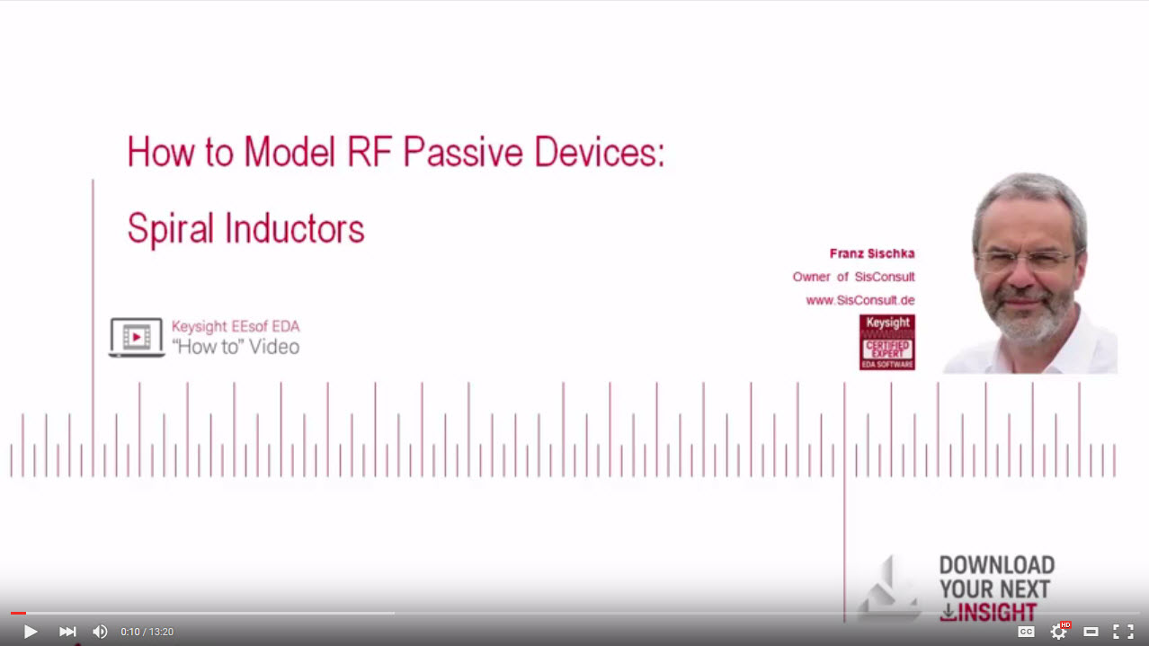 Link to video on how to model spiralinductors